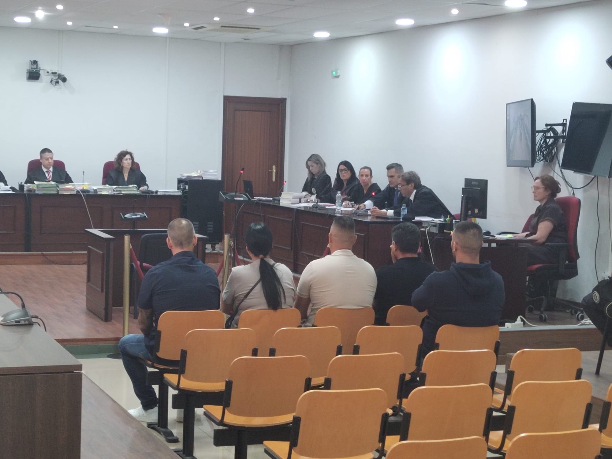 Un momento del juicio celebrado en la sede de Algeciras de la Audiencia Provincial de Cádiz.