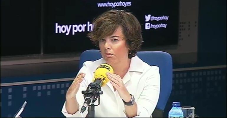 Soraya S. de Santamaría, en la SER.