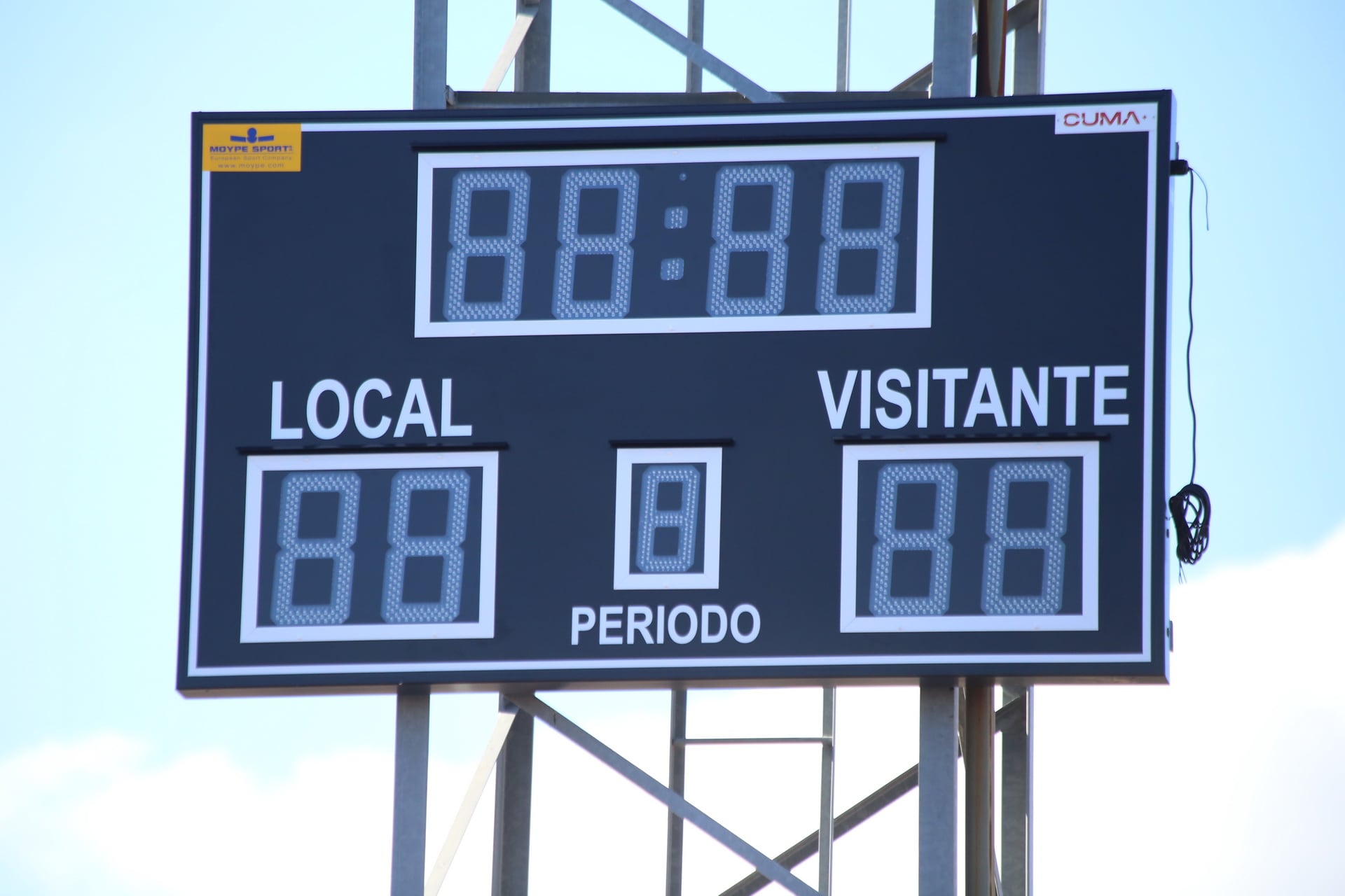 Los marcadores han sido renovados en las instalaciones deportivas de la ciudad