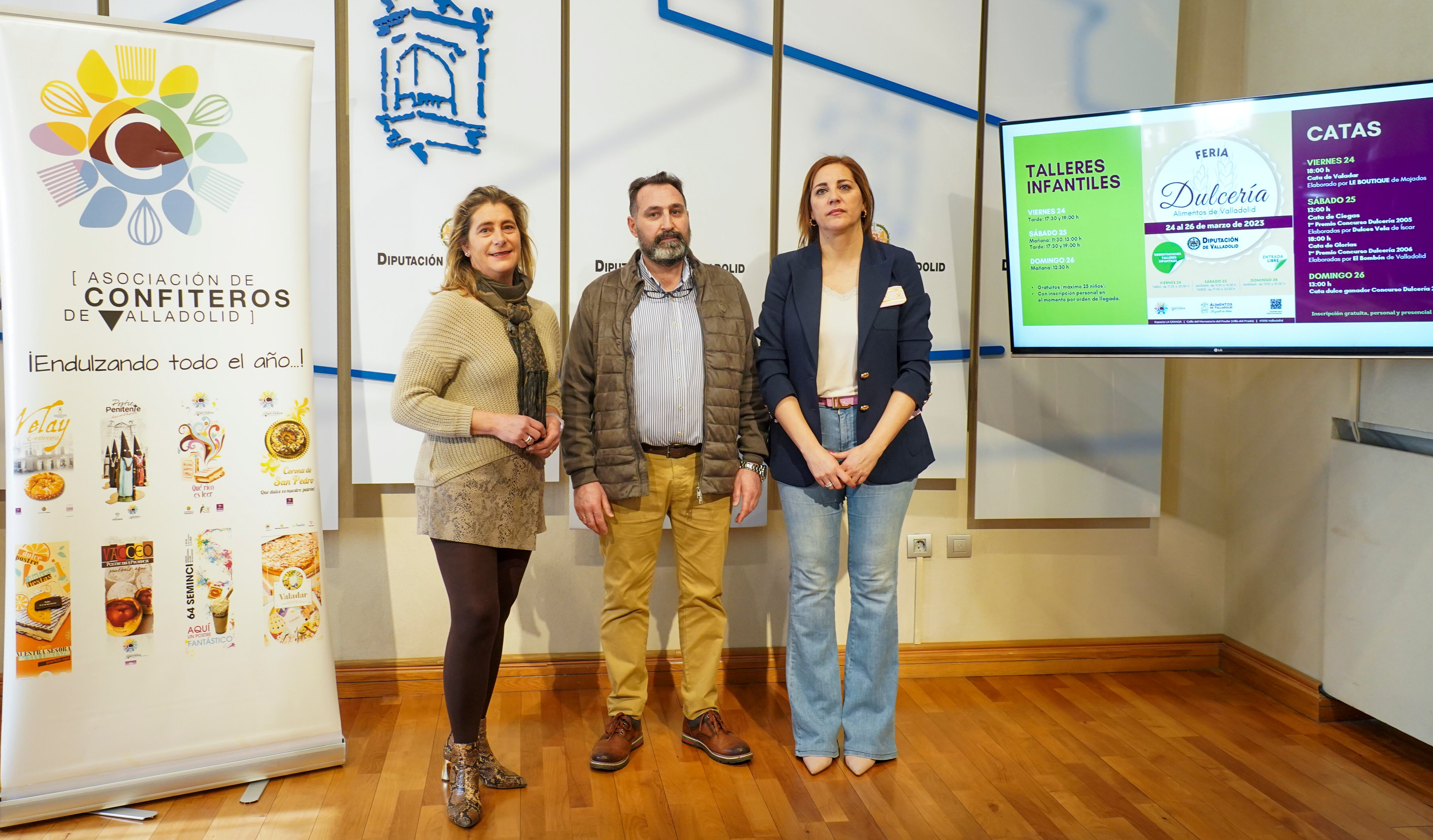 Valladolid. 22/3/2023.
Sala de Recepciones. PALACIO DE PIMENTEL La Diputación de Valladolid presenta la primera edición de la Feria Dulcería. FOTO/DPV/Miguel Ángel Santos