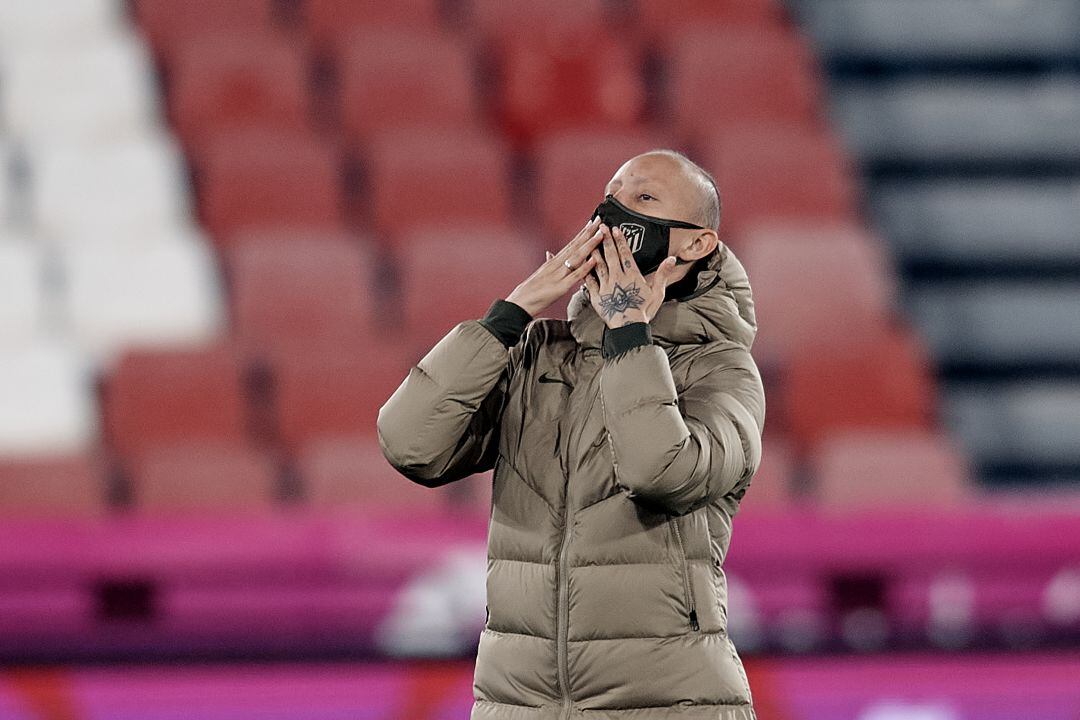 Virginia Torrecilla celebra la última Supercopa del Atlético de Madrid