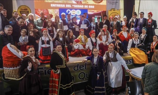 Entrega del Sobao de Oro en la Fiesta de 2024.