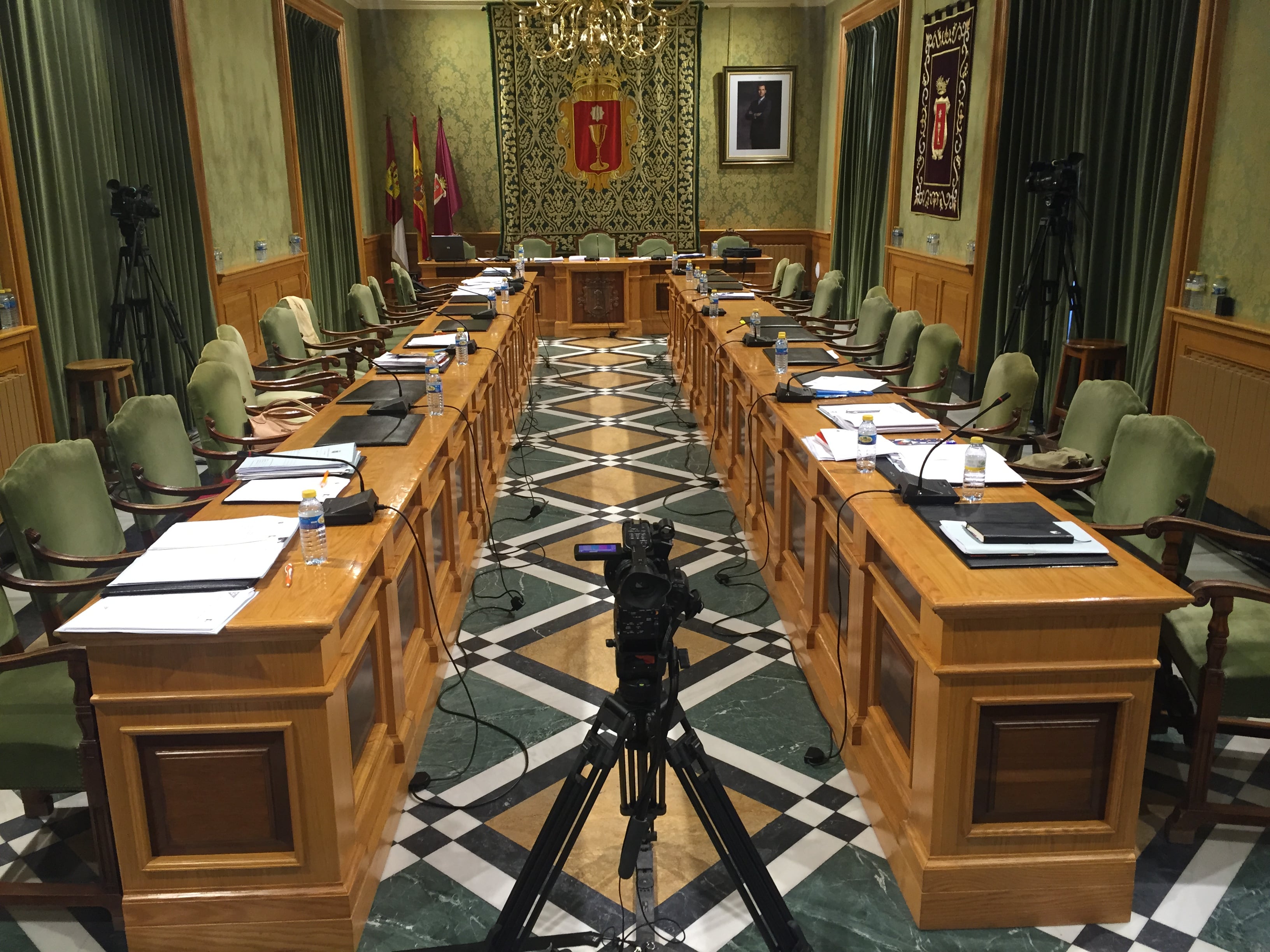 Salón de plenos del Ayuntamiento de Cuenca