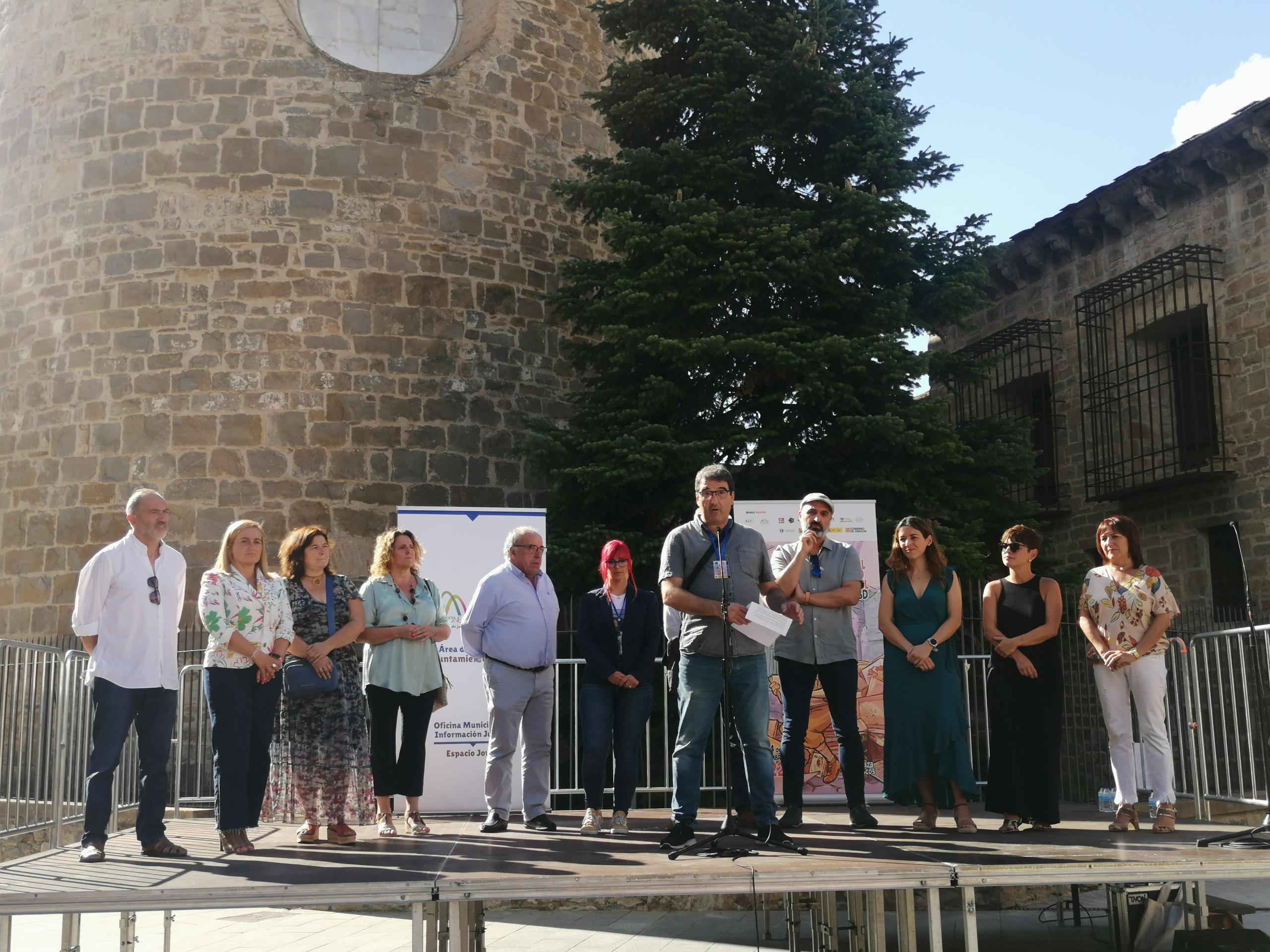 Inauguración del IV Salón Hispano francés del Cómic de Jaca