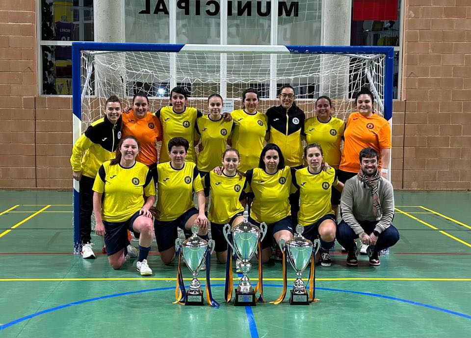 Villena fútbol sala femenino en abril