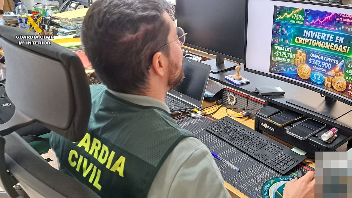 La Guardia Civil investiga en Palencia una estafa de más de 358.000 euros en falsas inversiones en criptomonedas