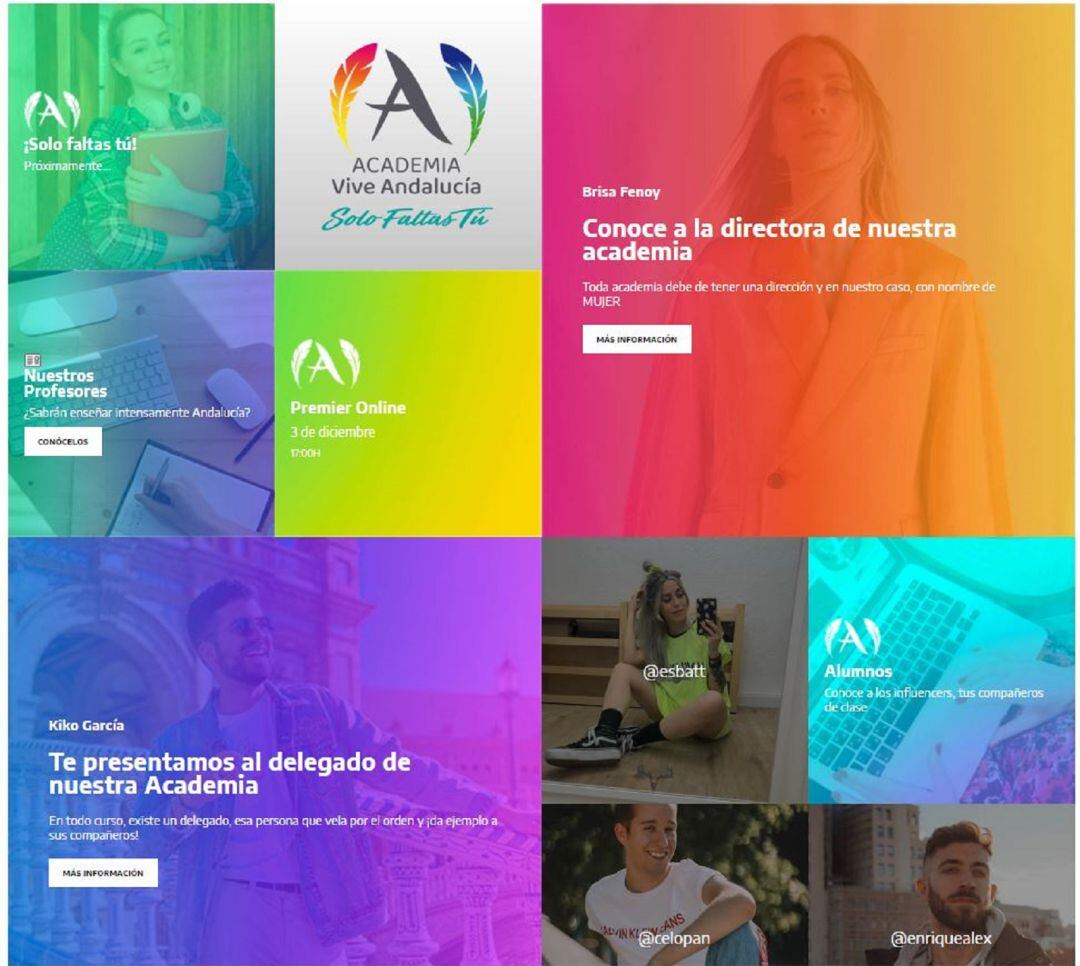 Campaña de promocion turística de la Junta con influencers