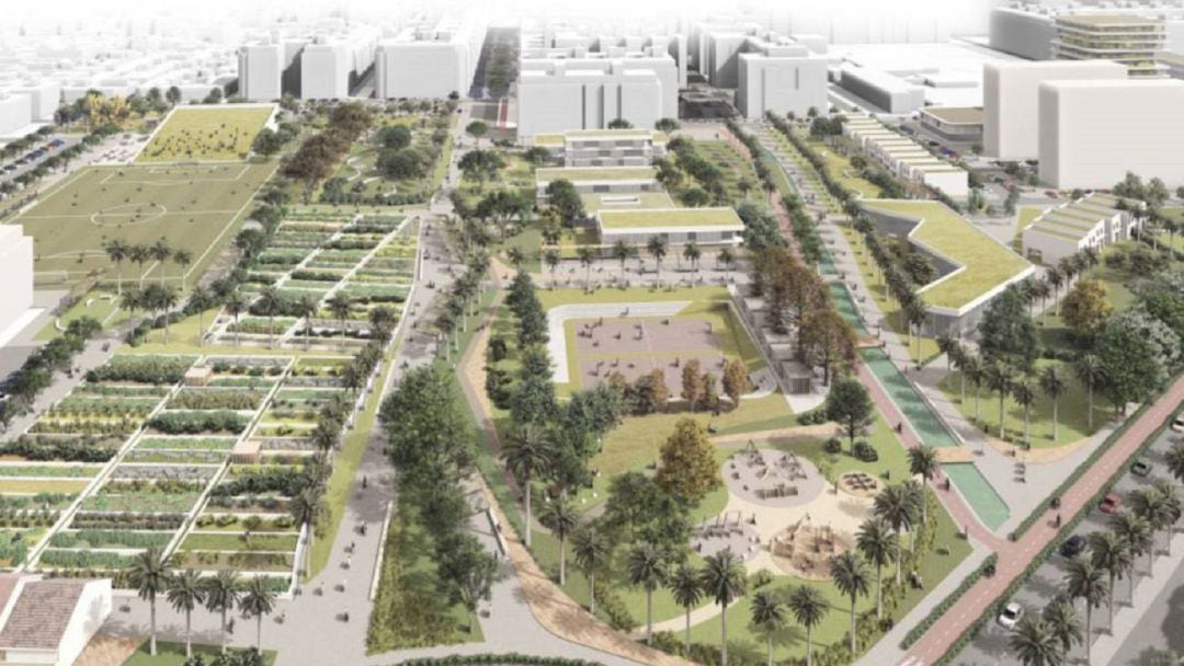 Imagen del proyecto de urbanización de Benimaclet