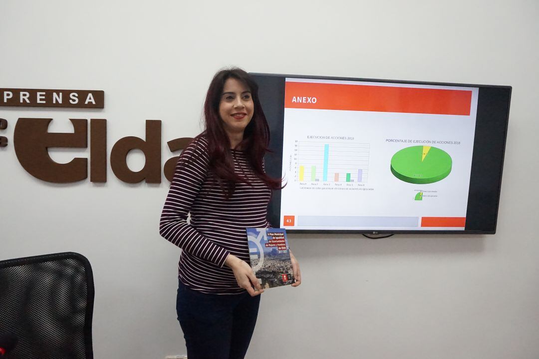 La edil de Igualdad y Servicios Sociales de Elda, Alba García