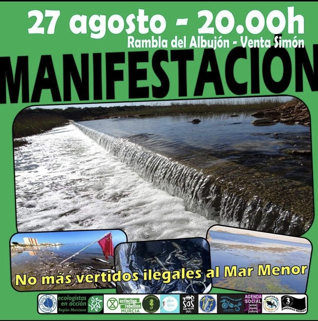 Nueva protesta en defensa del Mar Menor