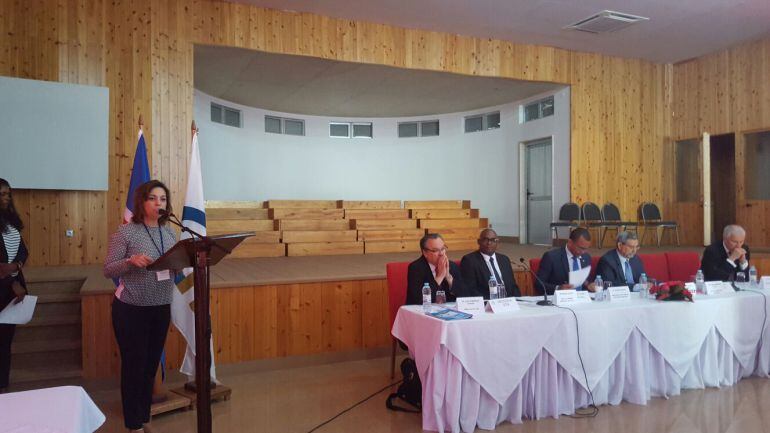 Isabel Ambrosio interviene en la Asamblea de las Ciudades Patrimonio Mundial en Cabo Verde