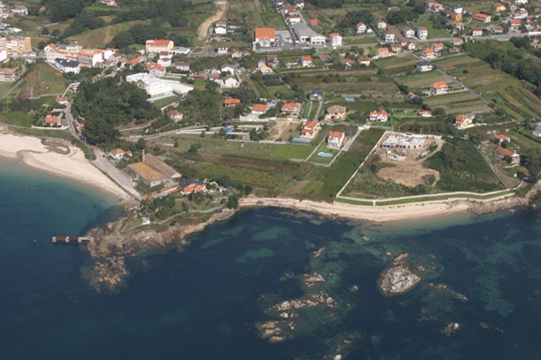 Vista áerea de Cangas.