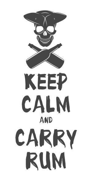 Una nueva deformación del ya célebre &#039;Keep calm and carry on&#039;.