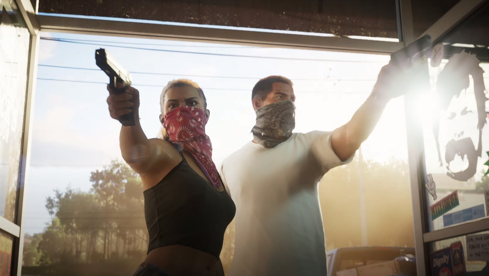 Lucía y Jason en GTA VI.