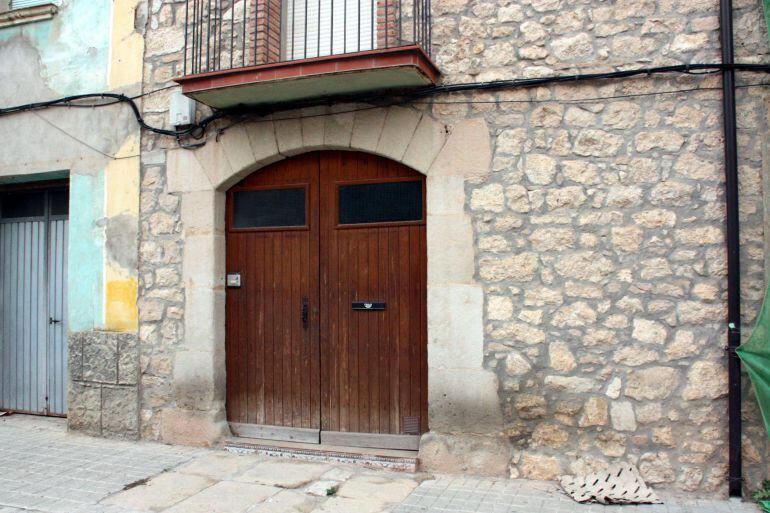 Imatge de la casa del presumpte pederasta de Castelldans