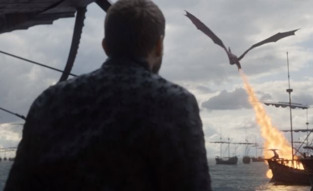 Drogon llega a Desembarco.