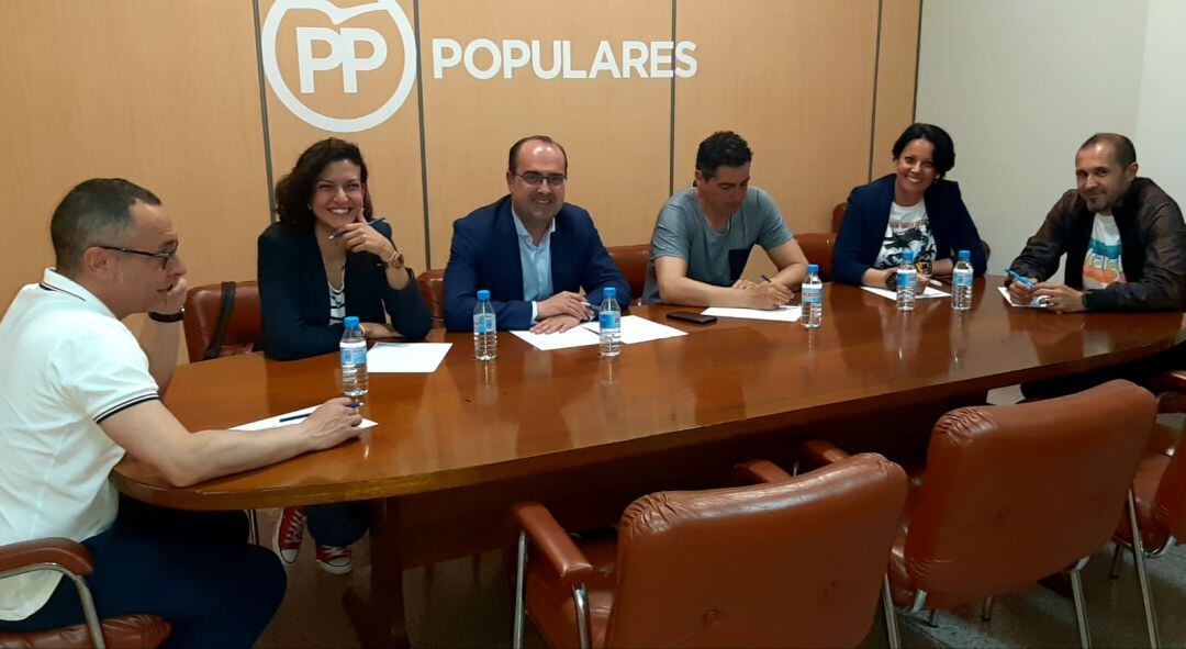 Los seis concejales del PP