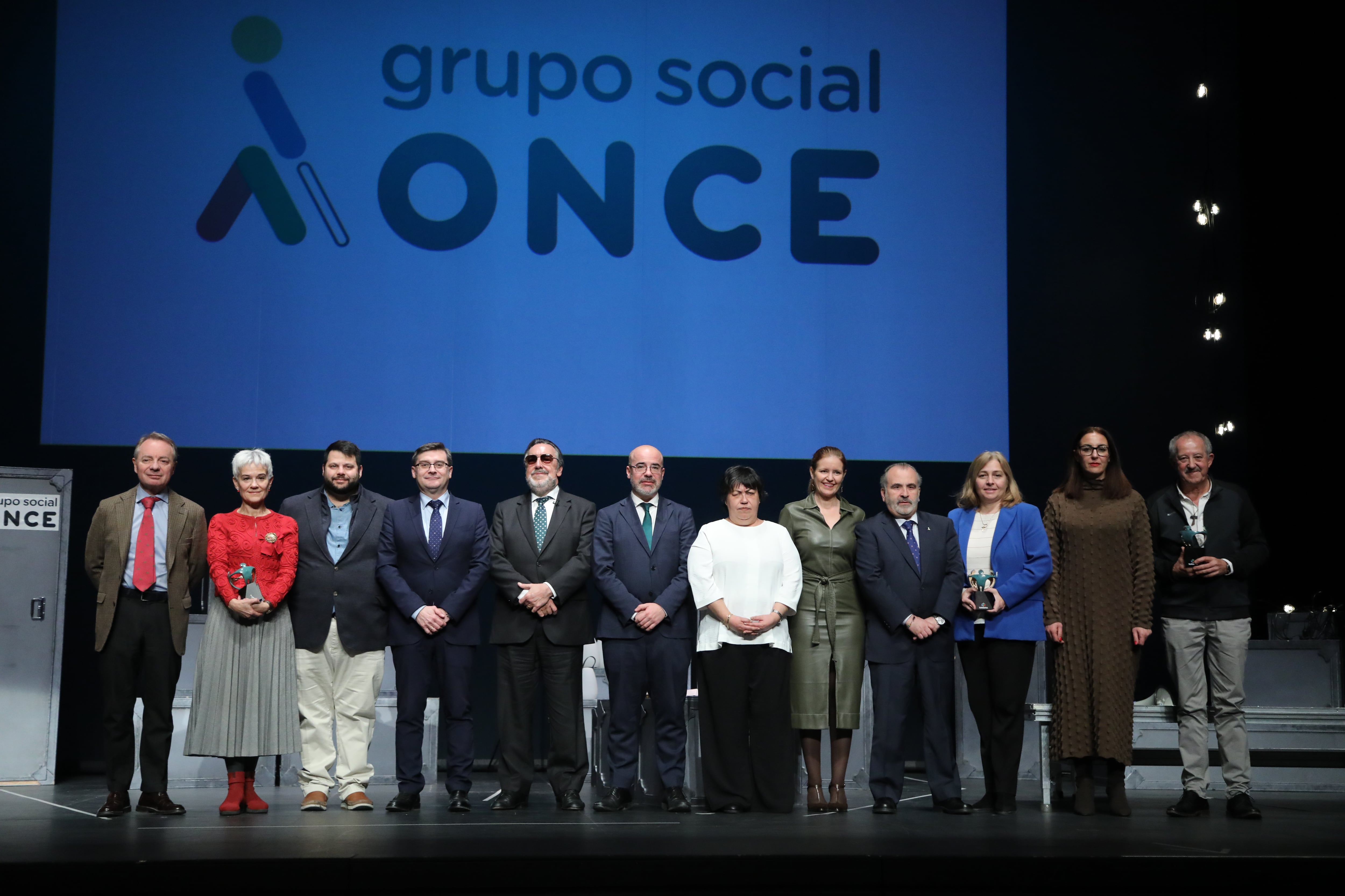 Ganadores de los ‘Premios Solirios Comunidad de Madrdaid 2024’  de la ONCE