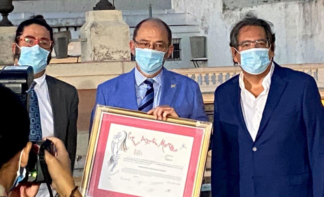 Santiago en el acto de hoy