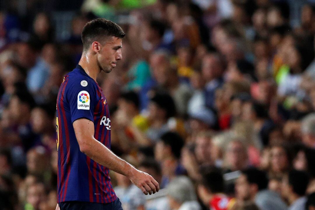 Lenglet se marcha, tras ver la roja