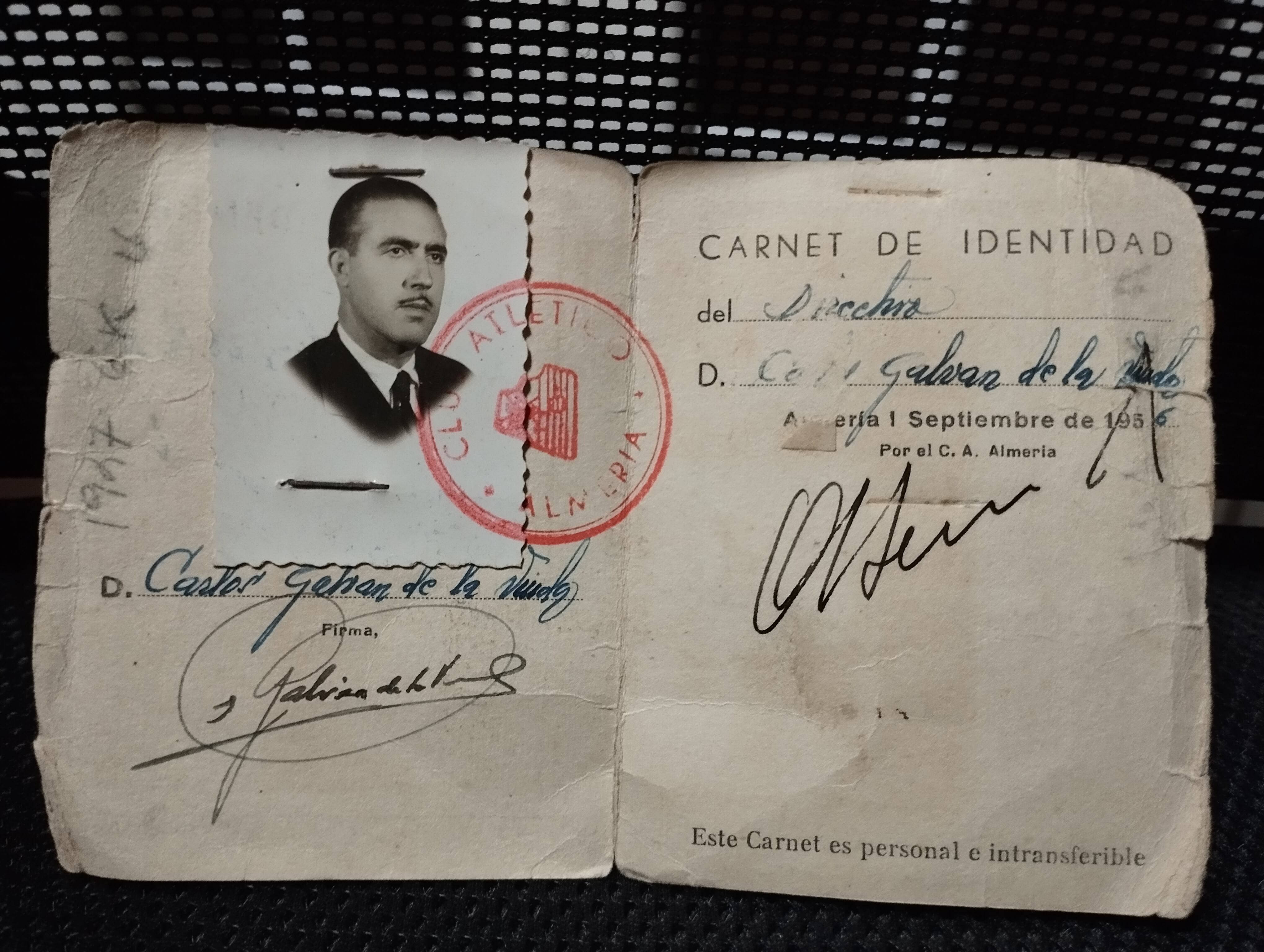 El doctor Galván de la Viuda también era directivo del Almería.