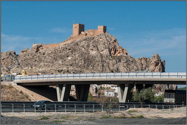 Imagen de la A31 a su paso por Sax