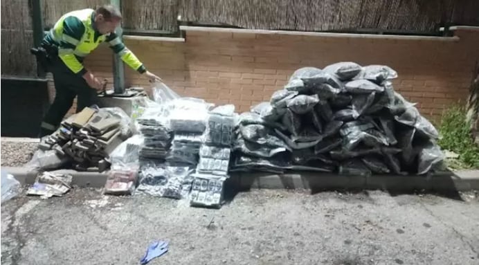 Operación de la Guardia Civil contra el tráfico de drogas