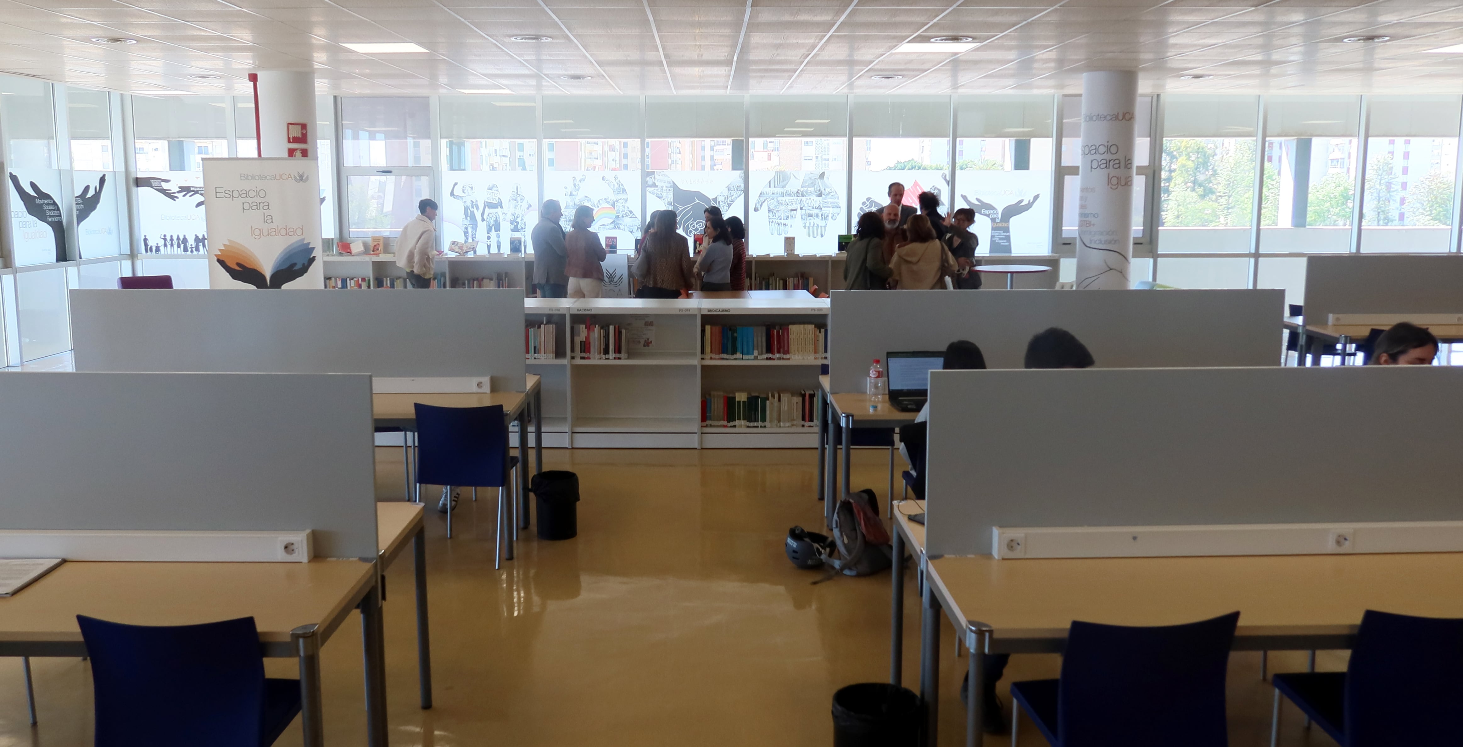 Espacio para la Igualdad en la biblioteca del Campus Universitario de Jerez