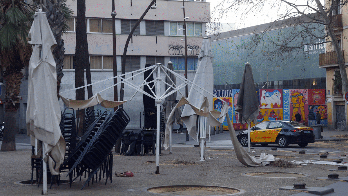AEMET activa el aviso rojo en Castellón por fuertes vientos