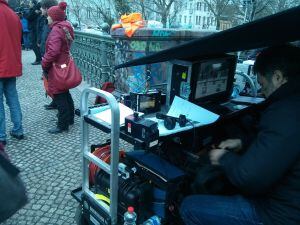 Rodaje en Berlín de "Buscando el Norte"