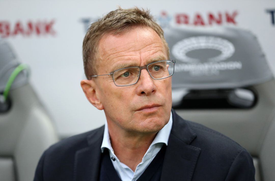 Ralf Rangnick durante un partido