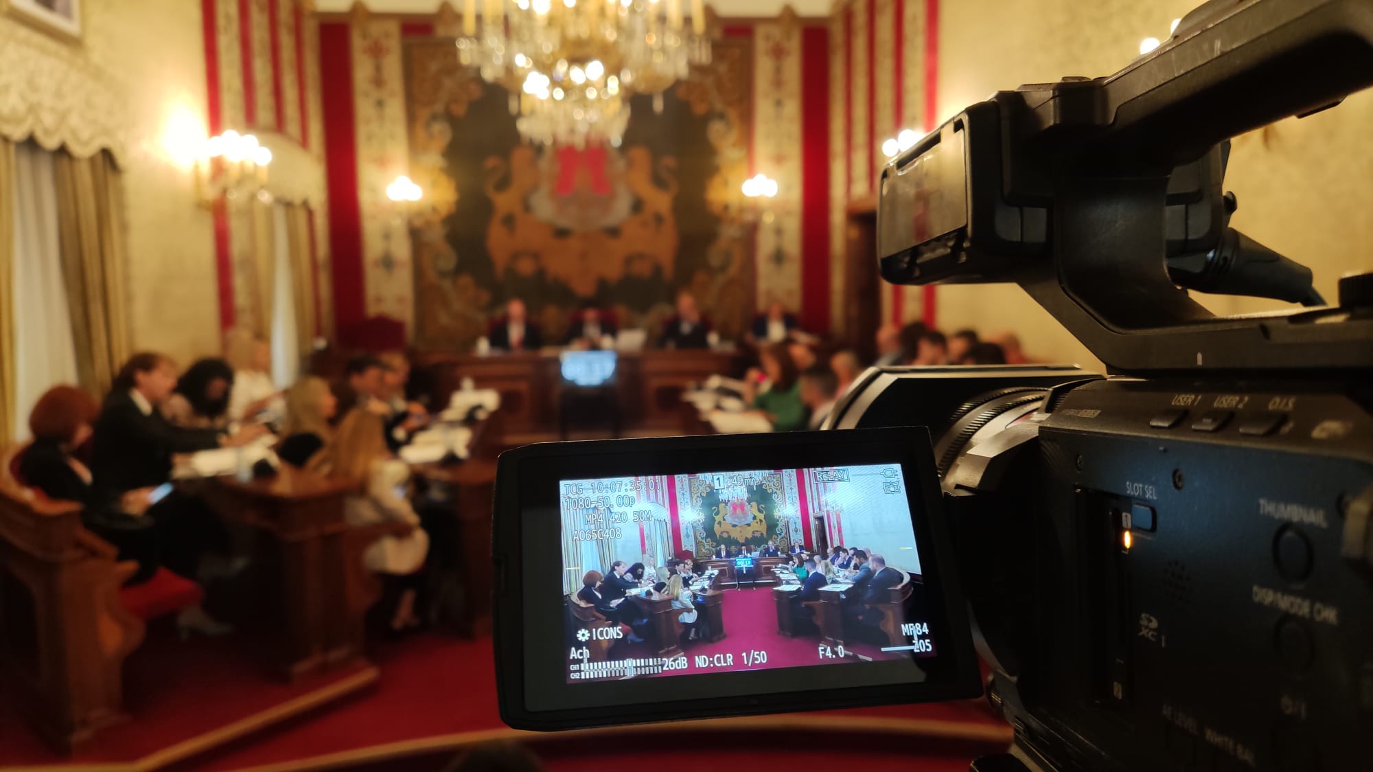 Imagen del Pleno en el Ayuntamiento de Alicante