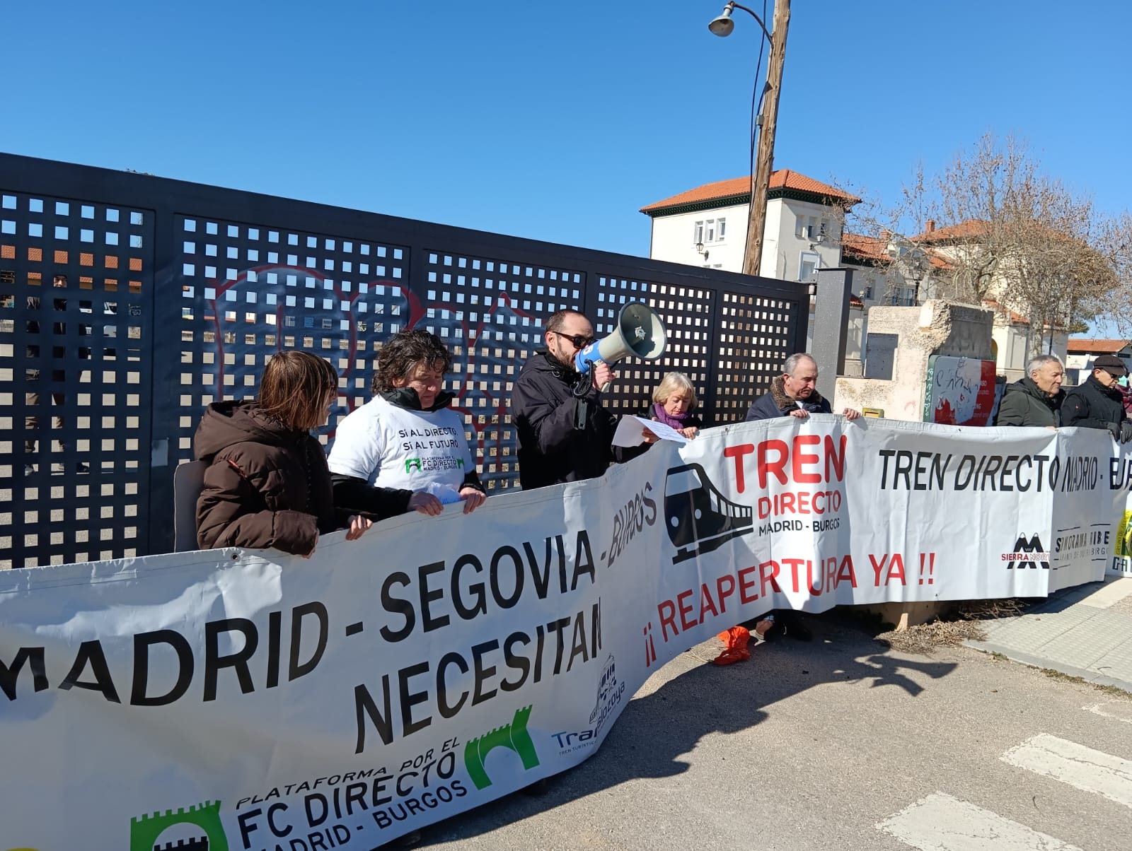 Imagen de archivo de una marcha que concluyó con un manifiesto a cargo del presidente de la Plataforma