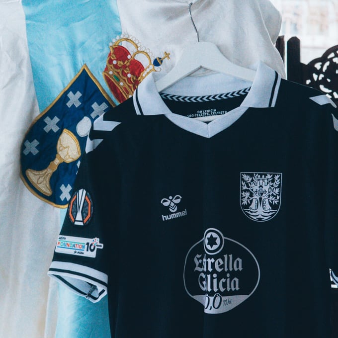 Camiseta que lucirá el Celta en su regreso a la Europa League en Stuttgart