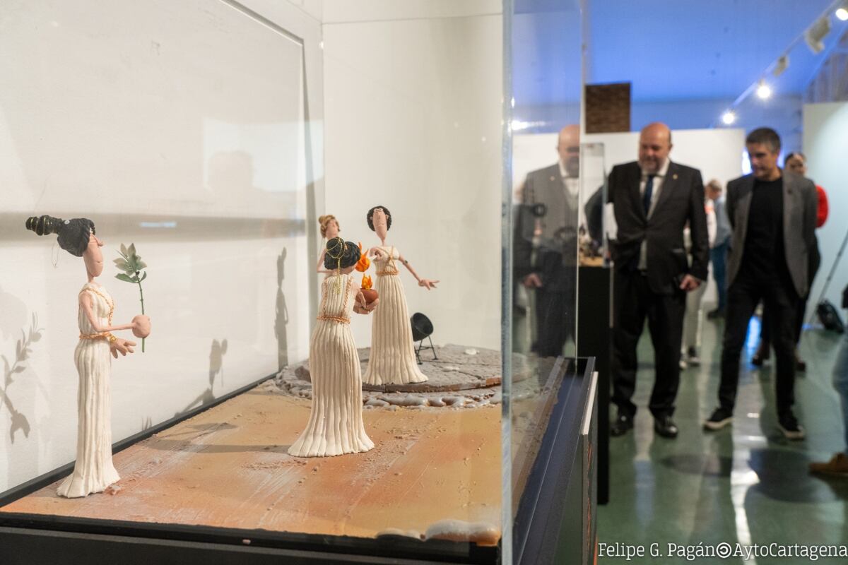 La historia del fútbol en plastilina, en el Museo Arqueológico de Cartagena