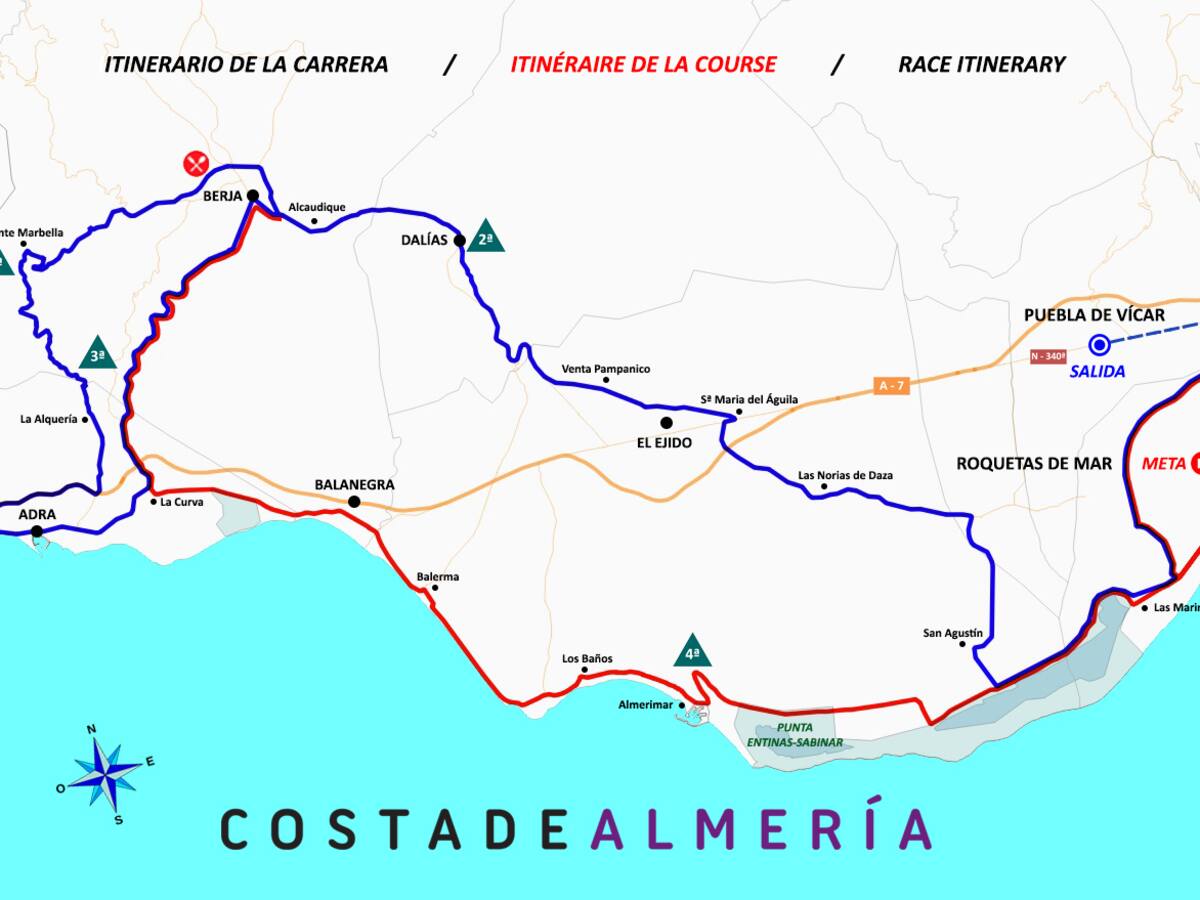 La Clásica de Almería presenta su recorrido