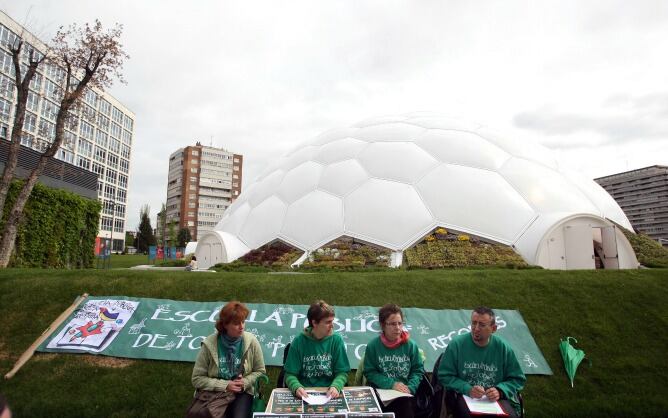 Representantes de la Escuela Pública ante la movilización del pasado mes de mayo