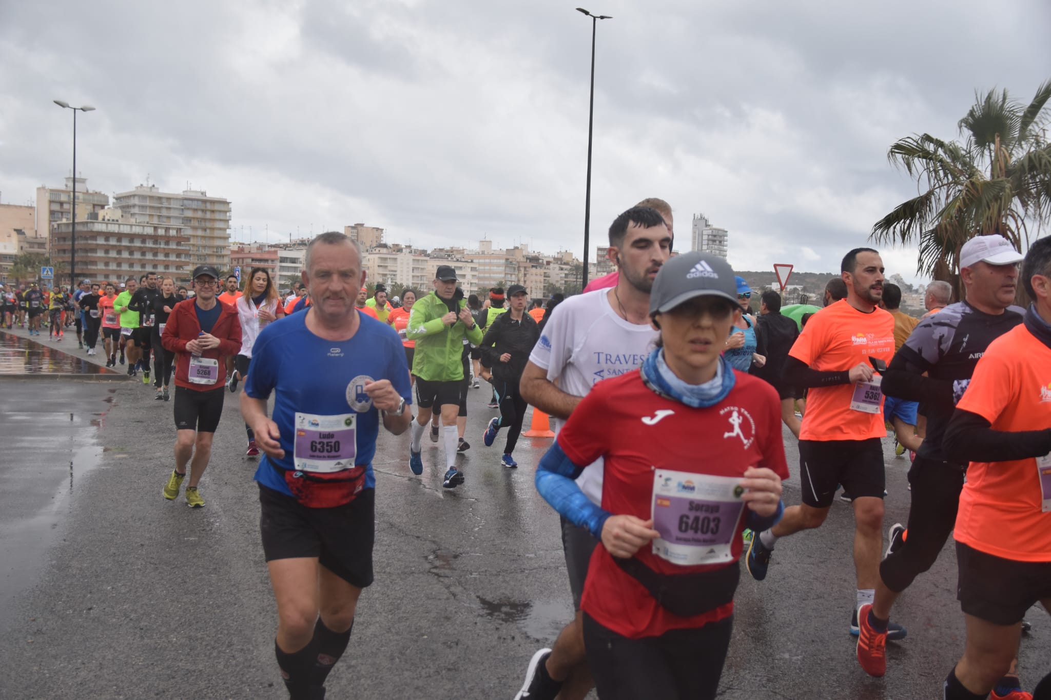 Soraya Peña, en una media maratón