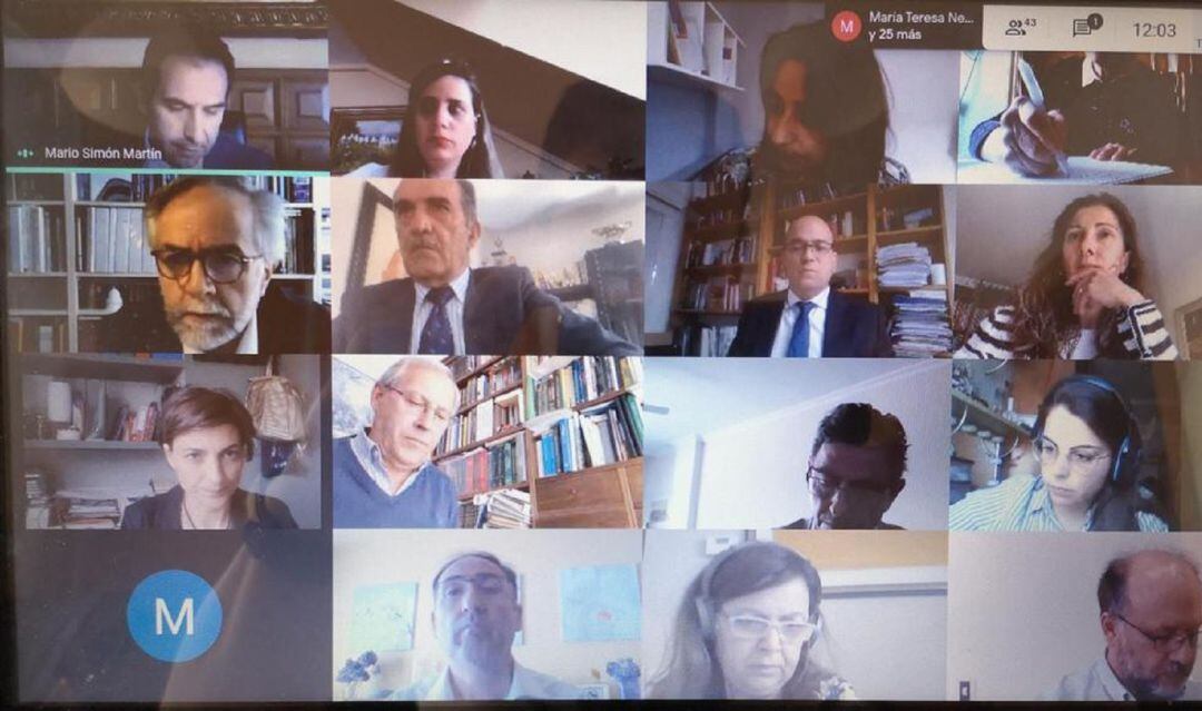 Pleno virtual en el Ayuntamiento de Palencia