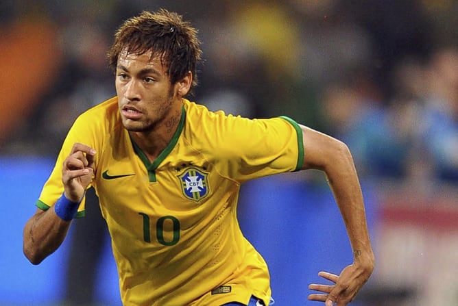 Neymar se luce con Brasil
