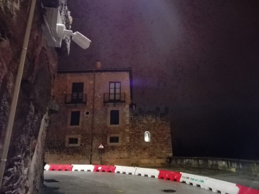 Cámara de vigilancia instalada en la calle de San Juan