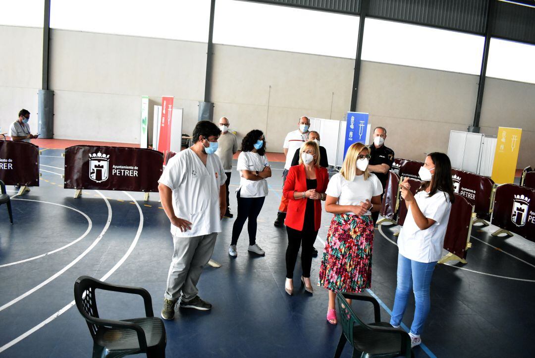 Dispositivo preparado en Petrer para la vacunación masiva 