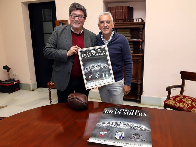 José Ángel Aparicio junto a Pablo Vallejo