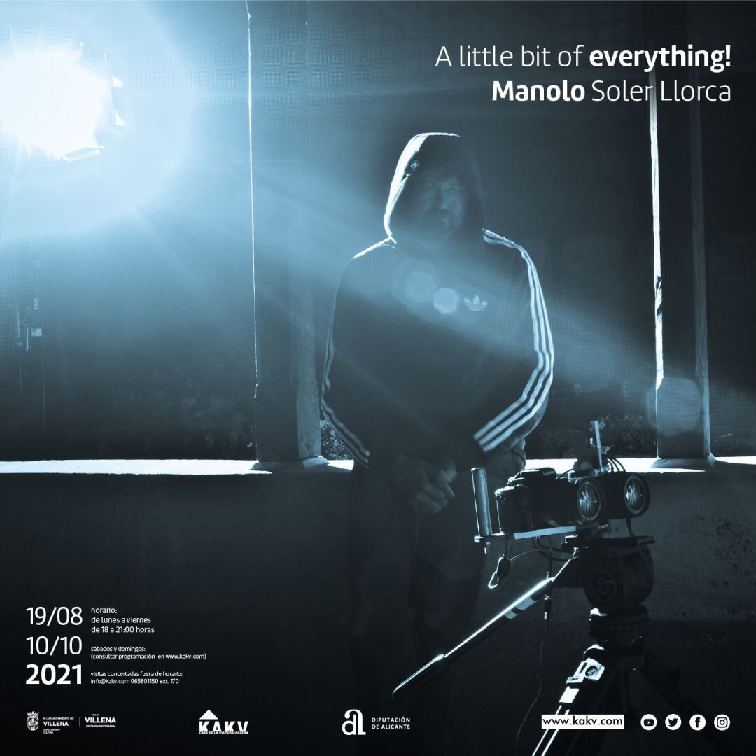 Cartel de la exposición de Manolo Soler