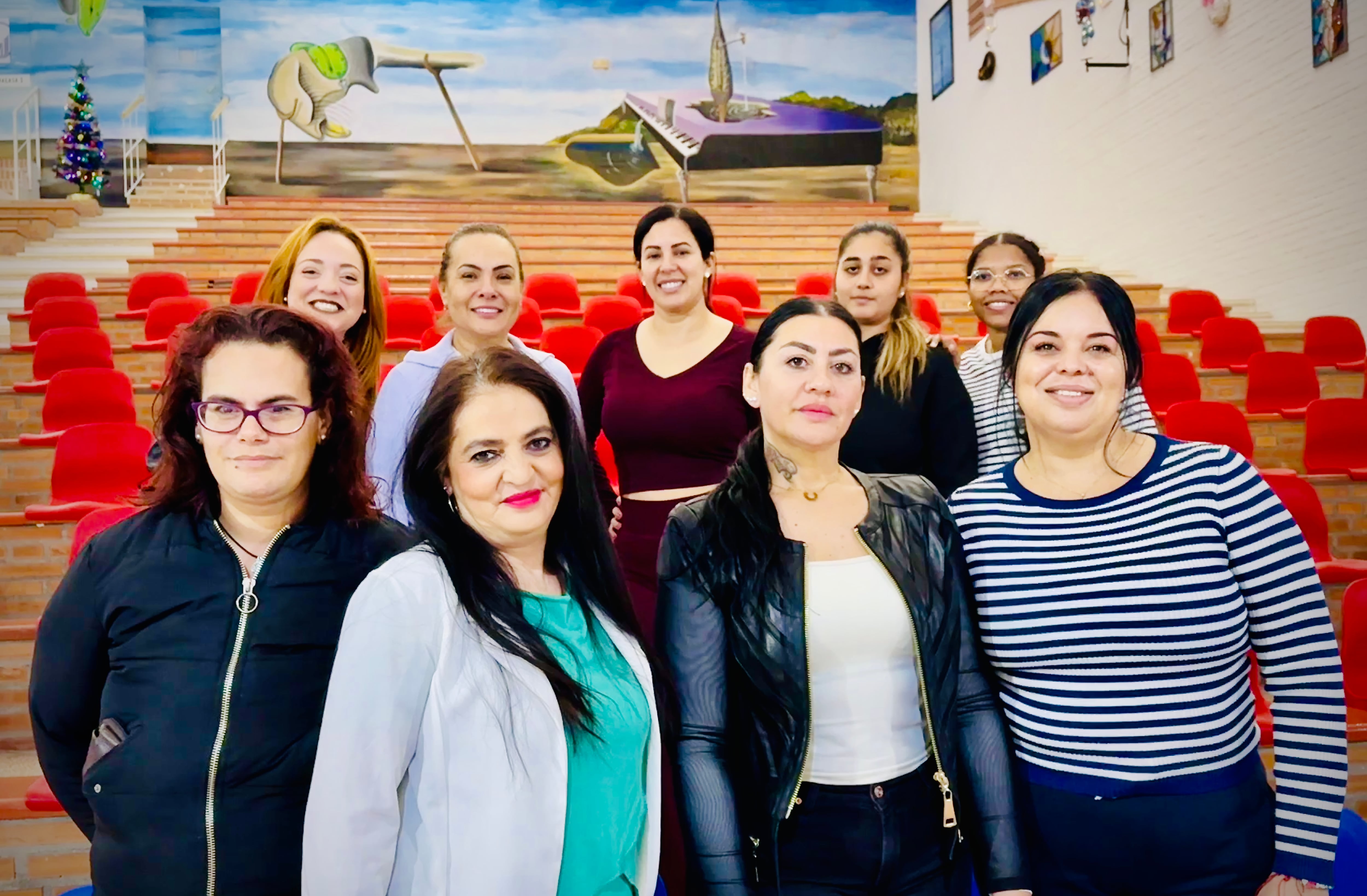 Mujeres internas de la prisión de Alhaurín de la Torre (Málaga 1) que han protagonizado el documental &#039;Ladrillo&#039; de la iniciativa Territorio Expansivo