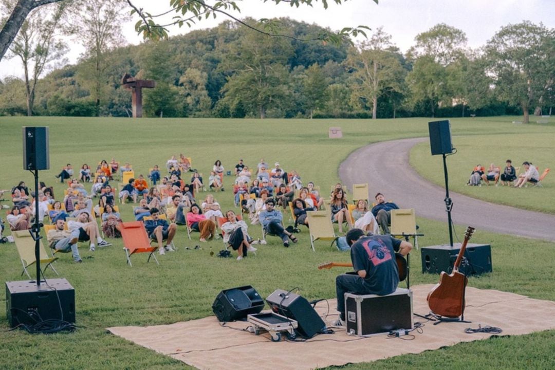 Concierto de Iñigo Serrulla en el Museo Chillida Leku