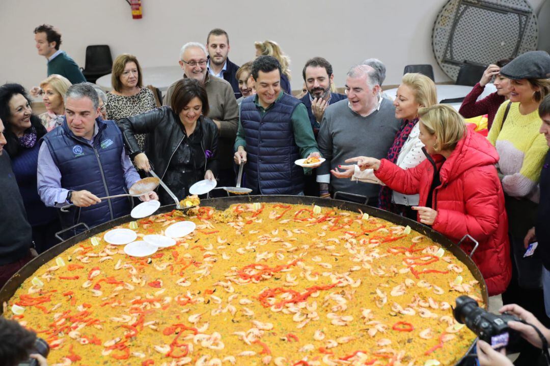 Juan Manuel Moreno en el acto con jóvenes en Torremolinos