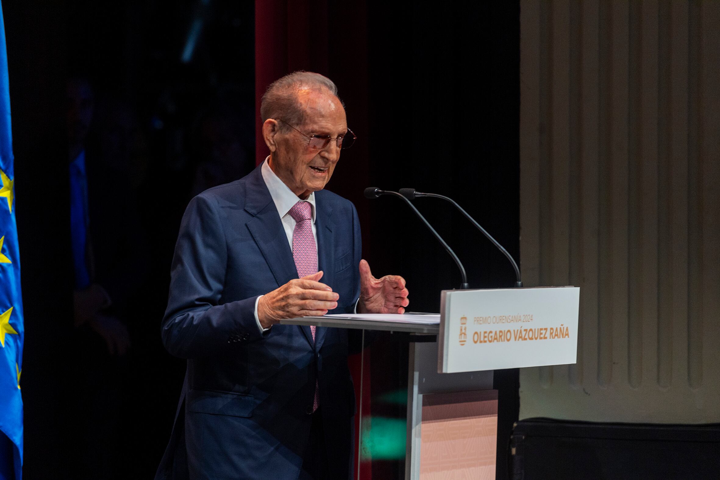 Olegario Vázquez Raña recibía recientemente el Premio Ourensanía 2024.