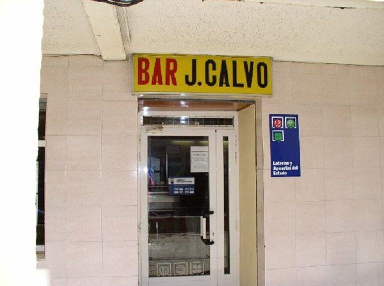 Bar Bodega J. Calvo donde se selló el boleto premiado