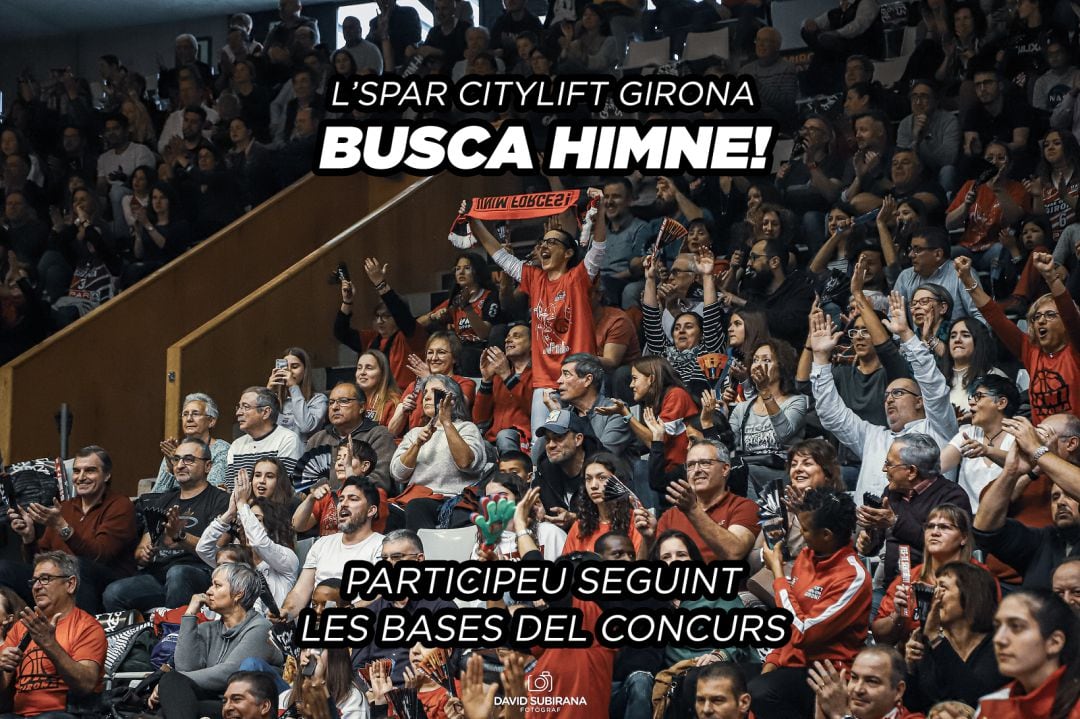 Afició de l'Uni Girona.